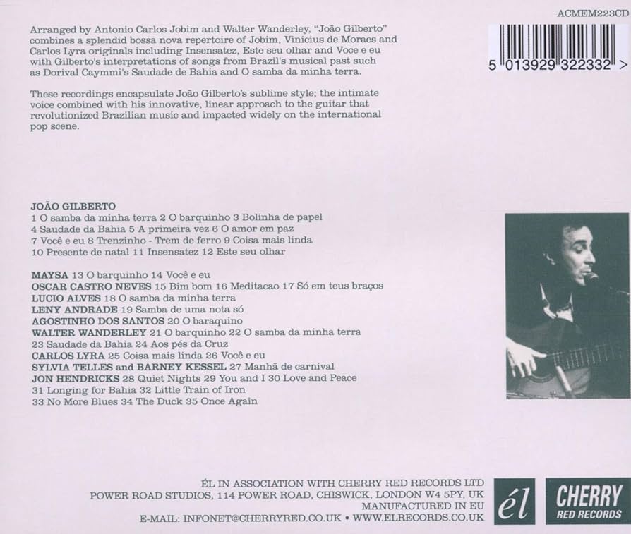 Amazon.co.jp: JOAO GILBERTO: ミュージック